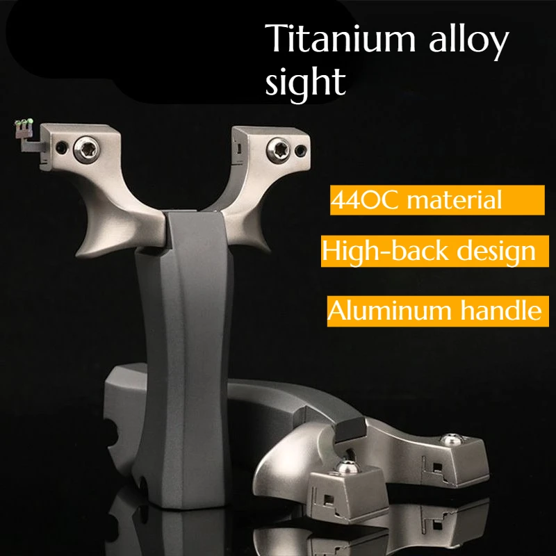 Hunting And Outdoor Supplies - Neue Titan Legierung Anblick High-back Schleuder