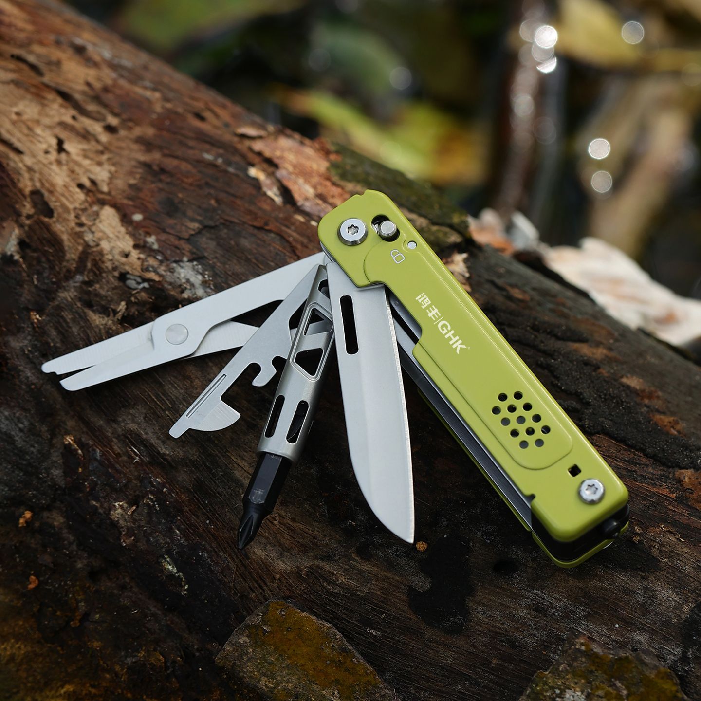 Hunting And Outdoor Supplies - GRAND HARVEST Tragbares Mini-Outdoor-Multitool Campingzubehör EDC