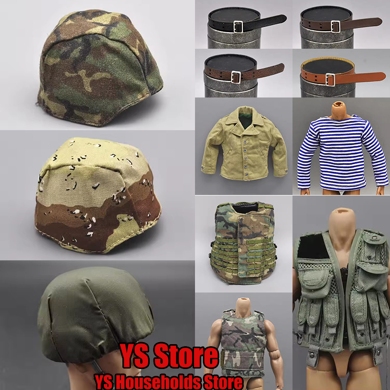 Outdoor Hunting Tv - 1/6 Männlicher Soldat Militärmütze Taktische Weste