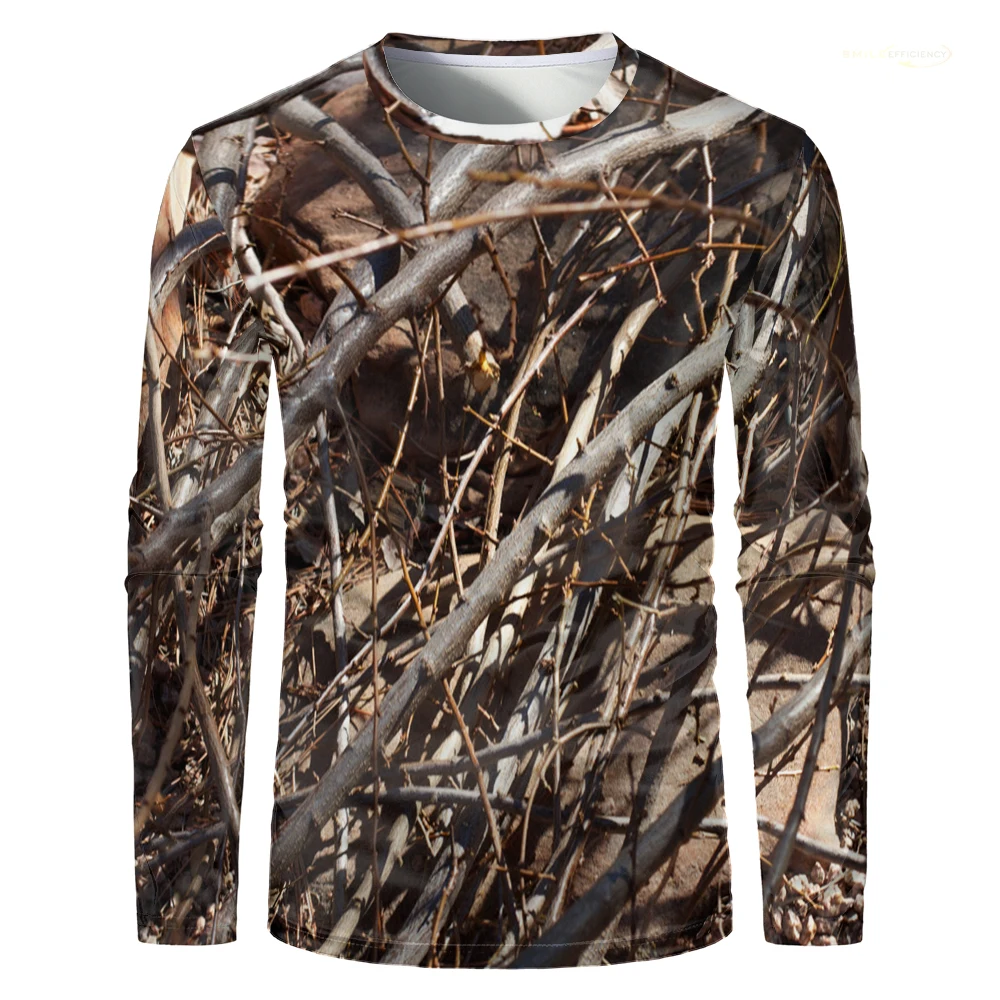 Hunting And Camping In Forest - Herren Camouflage Jagd-T-Shirt für den Wald,