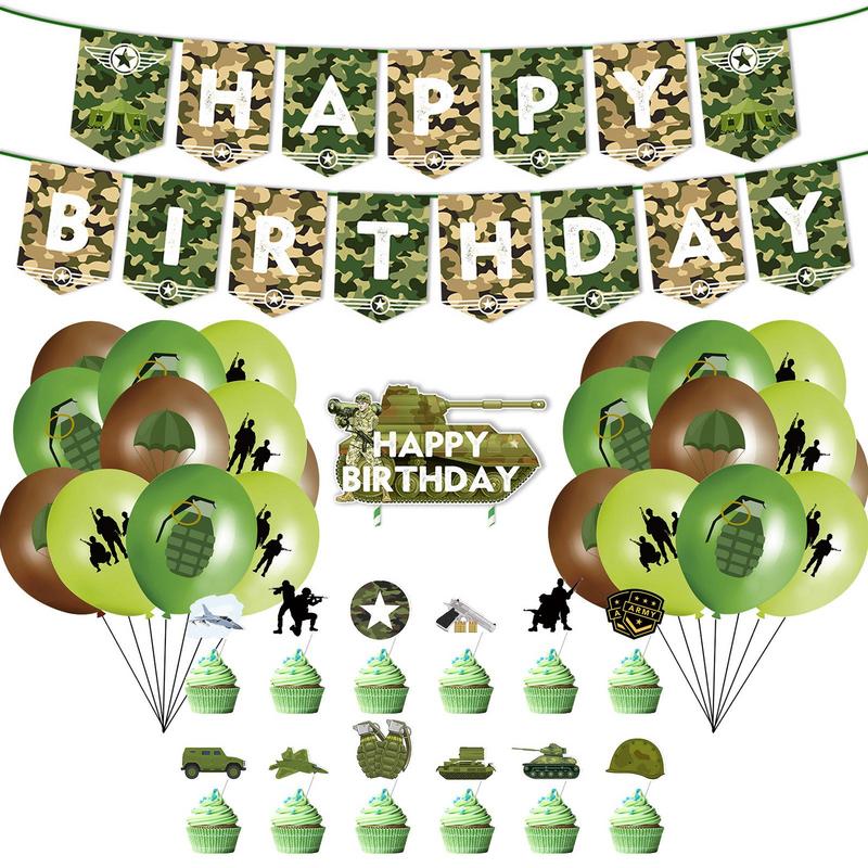Tarnung Geburtstag Dekoration  – Hunting Outdoor Boys Bewertung und Preis
