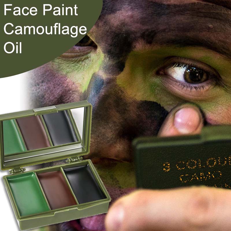 3 Farben Tarnfarben-Gesichtsma – Camo Face Paint Bewertung und Preis