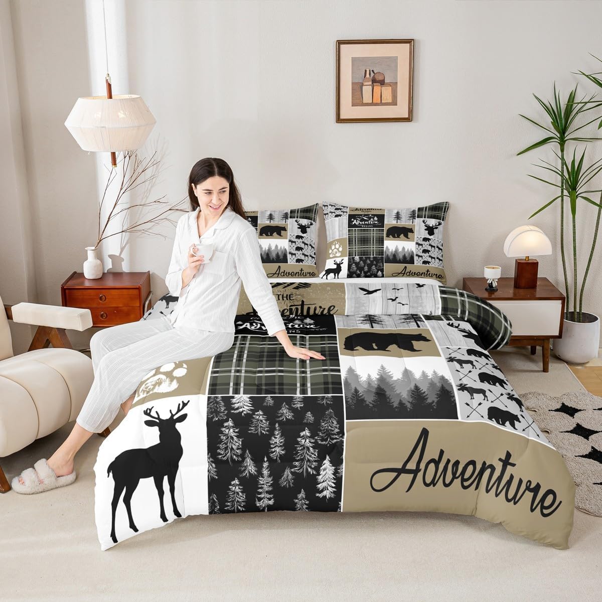 Bauernhaus Land Bär Elch Bettb – Hunting And Camping In Forest Bewertung und Preis