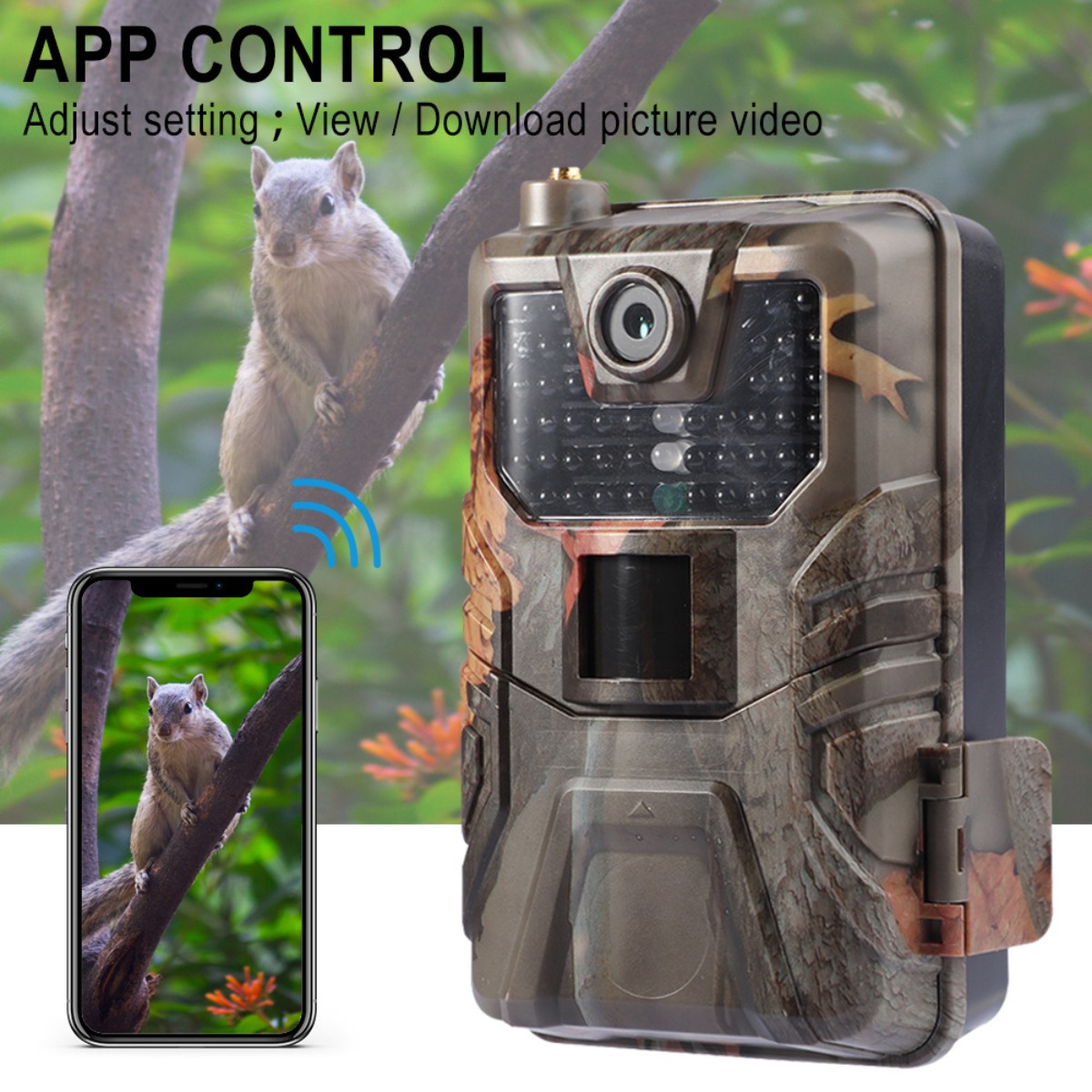4K Outdoor WLAN-Jagdkamera mit – Outdoor Hunting Camera Wireless Bewertung und Preis
