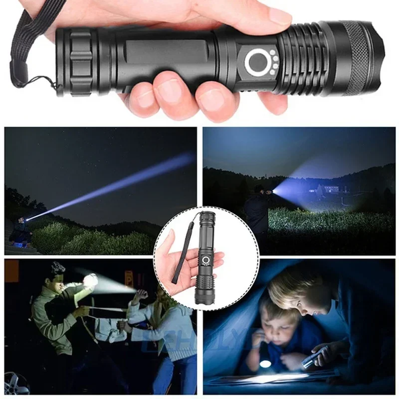 Hochleistungs-XHP70-LED-Tasche – Tactical Flashlight Rechargeable Bewertung und Preis