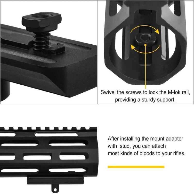 MidTen Fit M lok 6 9-Mount Han – Bipod Rifle Mount Bewertung und Preis